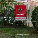WinCraft Alabama Crimson Tide Vintage Retro Throwback Garden Flag with Stand Holder by GreenHaven Gardens