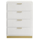 Caraway 4-drawer Bedroom Chest White