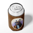 French Bulldog Can or Bottle Hugger Cooler Sleeve for Standard 12 oz Cans, Insulated Foam Beer & Soda Can Hugger Reusable