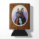French Bulldog Can or Bottle Hugger Cooler Sleeve for Standard 12 oz Cans, Insulated Foam Beer & Soda Can Hugger Reusable