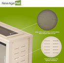 New Age Pet ECOFLEX 36" Mojave Reptile Lounge -Durable Wood Plastic Composite Habitat with Ventilation, Removable Glass Doors & Lock, Easy Assembly, for Tortoises, Snakes, Iguanas by CozyNest Decor