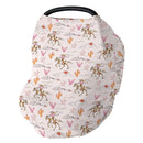 Cute Pink Cowgirl Car Seat Cover for Baby Western Cowgirls Horse Cactus Mountain Sunset Stretchy 5-in-1 Covers Adjustable Infant Carseat Canopy Cover Wild West Desert Breathable Nursing Cover-Up by TinyTreasures Baby Boutique