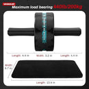 VINSGUIR Ab Roller Wheel, Abs & Core Workout Equipment for Home Gym with Knee Pad Accessories, Abdominal Wheel for Full-body Strength Training by CozyNest Decor