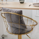 Unique Design Bar Chair, 360 Degree Rotation, Adjustable Height, Suitable For Dining Room And Bar by HouseOfZazla