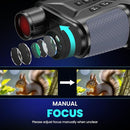 Night Vision Binoculars for Adults & Kids - 4.5'' Screen Infrared Night Vision Goggles Camera with Case, 4K Video & 36MP Photos, 8X Digital Zoom, 7-Level Infrared, 4500mAh Battery for Camping,Security by TinyTreasures Baby Boutique