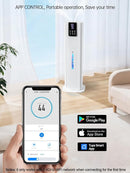 8L Smart Humidifiers for Bedroom Large Room, 2.1Gal Cool Mist Top Fill Diffuser Ambient Light, App & Remote Control, 3 Mist Modes, Quiet Humidifier for Home Office Plant (White) by TinyTreasures Baby Boutique