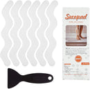 USA Patented Anti Slip Shower Stickers 24 PCS Safety Bathtub Strips Adhesive Decals with Premium Scraper for Bath Tub Shower Stairs by TinyTreasures Baby Boutique