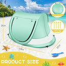 Baby Beach Tent,Large Pop Up Beach Tent Sun Shade for Beach,Portable Baby Travel Tent with Mosquito Net,Indoor Baby Play Tent,UPF 50+ UV Protection Sun Shelters for Infants by TinyTreasures Baby Boutique