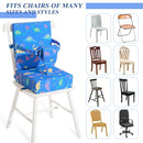 Toddler Booster Seat for Dining Table, Dinosaur Booster Seat for Table with Backrest and Adjustable Seat Belts Non-Slip Bottom Portable Booster Seat Increasing Cushion for Kid Baby Eating Travel Home by TinyTreasures Baby Boutique