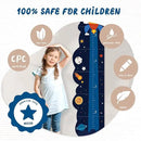 Personalized Name Growth Chart for Wall, Rocket Wood Height Chart for Kids, Height Measurement for Wall, Boy Girls Height Wall Chart Growth Measuring Ruler, Toddler Playroom Decor by CozyNest Decor