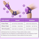 Knee Pads for Kids Knee Pads and Elbow Pads Toddler Protective Gear Set Kids Elbow Pads and Knee Pads for Girls Boys with Wrist Guards 3 in 1 for Skating Cycling Bike Rollerblading Scooter [Upgraded] by TinyTreasures Baby Boutique