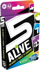 Hasbro Gaming 5 Alive Card Game, Fast-Paced Game for Kids and Families, Easy to Learn, 2 to 6 Players, Fun Summer Activities, Vacation Travel Essentials, Ages 8+ by TinyTreasures Baby Boutique