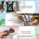 JXM Safety Harness for Active Childs with Quick Grab Handle, Teens Youth Secure Walking Harness with Autism Awareness and Pouch, Adjustable Tether Leash for Autism ADHD Special Needs Child Kids by TinyTreasures Baby Boutique