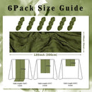 6 Pack Olive Green 10FT Cheesecloth Table Runner Rustic Gauze Cheese Cloth Table Runner for Wedding Bridal Baby Shower Table Decorations Boho Fabric Sheer Birthday Party Decor 20 x 120 Inch Long by CozyNest Decor