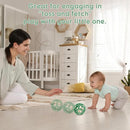 MCGMITT Baby Montessori Sensory Toys for 0-6 6-12 Months, Easy Grasp Food Grade Stretchy Silicone Baby Teether Teething Rattle Toys, BPA-Free Infant Teether Ball Chew Rattle Toys Shower Gifts by TinyTreasures Baby Boutique