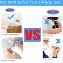 YEYA Anti-Tip No Drill Furniture Anchor with 3M Adhesive 10" Adjustable Straps, Baby Proofing Wall Anchors for Child Safety, Playroom Essentials 2P by TinyTreasures Baby Boutique