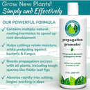 Houseplant Prop Drops - Propagation Promoter & Root Growth Hormone | Root Stimulator for Cuttings | Supports Stronger, Healthier Plants | Easy-to-Use Liquid Formula for Water & Soil Propagation | 8oz