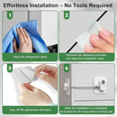 Fridge Lock (4 Pack),Refrigerator Lock with Keys,for Fridge, Cabinet Locks, Drawers, Dishwasher, Toilet and Child Safety Cabinet Locks, 3M Adhesive No Drilling (White 4pcs) by TinyTreasures Baby Boutique