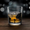 Old Fashioned Whiskey Glasses, Stemless Wine Glasses with Gift Box, 10Oz Rocks Glass for Scotch Cocktail Bourbon Vodka Liquor, Unique Gifts for Dad, Husband, Father's Day, Anniversary by CozyNest Decor