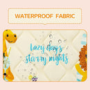 Baby Play Mat - Thicken 71x59 Inch Soft Foam Crawling Mat for Playpen & Floor, Non-Slip Waterproof Playmats for Infants & Toddlers, Portable Foldable & Machine Washable, Beach Animals by TinyTreasures Baby Boutique