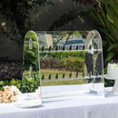Tableclothsfactory Silver Mirror Finish 2-Tier Wine Glass Stemware Rack, 18 Champagne Flute Holder Foam Board Stand - 25" by CozyNest Decor
