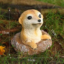 Meerkat Statue - Charming Meerkat Garden Animal Statue: Lifelike Decor Accent for Your Yard or Patio - Add Personality to Your Outdoor Space by CozyNest Decor
