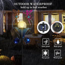 VCUTEKA Solar Lights Outdoor Metal Garden Stake Waterproof Crackle Glass Globe Garden Decor Fairy for Pathway, Lawn, Patio, Yard by GreenHaven Gardens