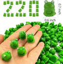 220 Pcs Mini Frog Figurines Miniature Resin Frogs,Mini Frogs Bulk Fairy Garden Moss Landscape Ornaments for Outdoor Decoration,Home Décor by GreenHaven Gardens