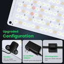 Garpsen Grow Light, 6000K Full Spectrum Plant Lights for Indoor Growing with Auto Timer 6/12/16H, 5 Dimmable Levels & 3 Color Modes, 552 LEDs Grow Lamp Panel for Seed Starting, Veg and Bloom(4Panels) by GreenHaven Gardens