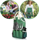 11-Piece Gardening Tool Set, Garden Tool Kit with Tote Bag, Adjustable Apron, and Gardening Accessories, Perfect Gardening Gifts for Women and Men by GreenHaven Gardens
