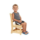 ECR4Kids Three Rung Ladderback Chair with Storage, 10in Seat Height , Classroom Seating, Honey, 2-Pack by CozyNest Decor