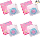 Cocofloss Woven Dental Floss, Dentist-Designed Oral Care, Strawberry Scent, Waxed, Expanding, Kid-Friendly String Floss with Coconut Oil, 4 Spools (33 yd Each) by CozyNest Decor