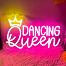 Dancing Queen Neon Sign, Dimmable LED Neon Lights for Wall Decor Neon Light Up Signs for Bedroom Dancing Party Bar Club Birthday Party Decoration Gift for Girl Kid lover by GreenHaven Gardens