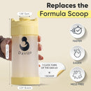 Formula Dispenser - Completely Replaces Hand Scooping - Fill The Desired Portion with just a Few clicks - Formula Container to go - 10ounces Baby Milk Powder Storage by TinyTreasures Baby Boutique