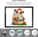 LitEnergy A3 LED Copy Board Light Tracing Box, Ultra-Thin Adjustable USB Power Artcraft LED Trace Light Pad for Tattoo Drawing, Streaming, Sketching, Animation, Stenciling by TinyTreasures Baby Boutique