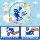 EagleStone 2 Bubble Guns Machine for Kids,8 Hole Light Up Bubble Maker with 4 Refill Solution and 10 Bubble Concentrate for Toddlers,Party Favors Birthday Fun Gifts for Girl Boy Outdoor Toy by TinyTreasures Baby Boutique