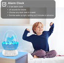 Dinosaur Alarm Clock with Wake Up Light, Digital Clock on Desk + 8 Colors Night Light + 20 Sleep Training Sound + Bluetooth Speaker All in 1 for Kids/Boys/Girls/Adult (Dinosaur) by TinyTreasures Baby Boutique
