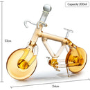 Bicycle Wine Whiskey Decanter 200ML By Bike Decanter For Bourbon And Scotch Biker Gi by The Wine Savant