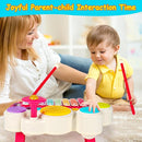 3 in 1 Musical Toys for Toddlers 1-3 Piano Xylophone Drum Set Toys for 1 2 3 Year Old Girls Birthday Music Instruments Baby Learning Developmental Sensory Toys Toddler Toys Age 1-2 2-3 by TinyTreasures Baby Boutique