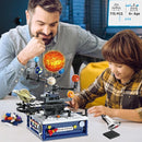 Solar System Building Sets with Light - Rotatable Space Exploration Building Toys with 9 Planets & Rocket Sets Science Astronomy Educational Gifts for Boys Girls Age 6+ Years Old Kids(775 PCS) by TinyTreasures Baby Boutique