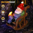 Garden Gnome Statue Outdoor Decor, Solar Patio Garden Gnomes, Garden Decor for Outside Yard Sculptures & Statues Resin Figurines Gift for Women, Mom, Grandma by GreenHaven Gardens