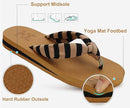 KuaiLu Flip Flops for Women with Arch Support Yoga Mat Comfortable Summer Beach Walking Thong Cushion Sandals Slip On Indoor Outdoor by TinyTreasures Baby Boutique