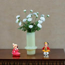 Silk Ranunculus Flowers 23.6 Inch Tall-5 Stems Artificial Buttercup Flowers for Wedding Bouquets, Centerpieces,Home Decor,Floral Arrangements (White,UV Resistant) by CozyNest Decor