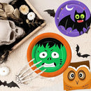 105PCS Halloween Paper Plates Ghosts Pumpkin Skull Spider Web Design for Halloween Party Decorations Supplies, Serves 30 by CozyNest Decor