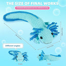 MOREJMTT Crochet Kit for Beginners, Crochet Animal Kits,Crocheting Kit for Starters, Learn to Crochet with Step-by-Step Video Tutorials, Beginner Crochet Kit for Adults(1 Pack Axolotl) by TinyTreasures Baby Boutique