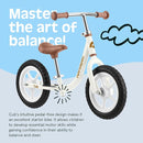 Retrospec Cub Toddler 12" Balance Bike, 18 Months - 3 Years Old, No Pedal Beginner Kids Bicycle for Girls & Boys, Flat-Free Tires, Adjustable Seat, & Durable Frame by TinyTreasures Baby Boutique