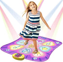 SUNLIN Dance Mat Toys for Girls Ages 3-10 | Dance Pad with LED Lights, Adjustable Volume, 9 Built-in Music, 7 Game Modes, 5 Challenge Levels | Christmas Birthday Gifts for 3 4 5 6 7 8+ Years Old Girl by TinyTreasures Baby Boutique