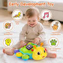 Musical Baby Toys, Infant Light up Music Toys Tummy Time Development, Crawling Toy for 6 7 8 9 10 11 12+ Month Old, Christmas Birthday Gifts for Babies by TinyTreasures Baby Boutique