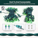 Led Christmas Net Lights Outdoor Christmas Decorations 120Led 6Ftx4Ft Connectable Waterptoof Mesh Net Lights for Trees Bushes Wedding Garden Outdoor Christmas Decorations (Green) by GreenHaven Gardens