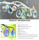 Crystal Prism Suncatchers, Rainbow Hanging Crystals Ornament Pendant for Window, Chandelier Part Replacement for Lamps Decoration,Pack of 12 by GreenHaven Gardens